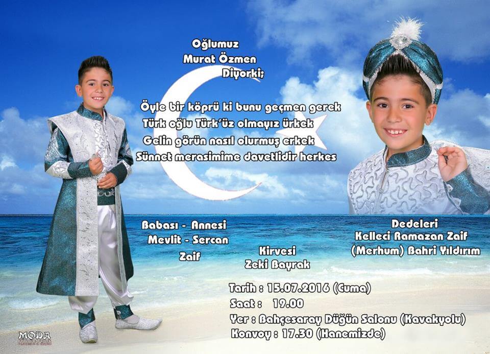 MURAT ÖZMEN ZAİF SÜNNET OLUYOR